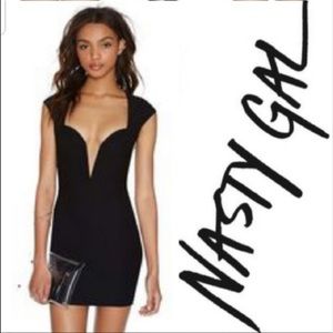 Deep V Sweetheart Mini Dress